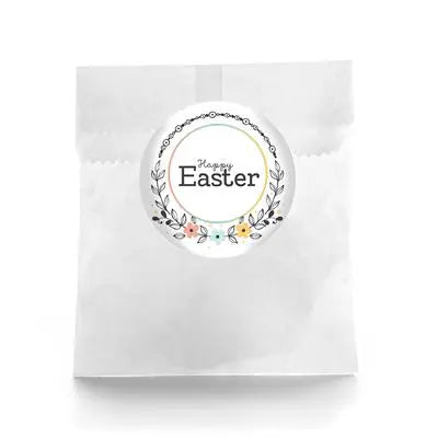 Easter Floral Favor Labels