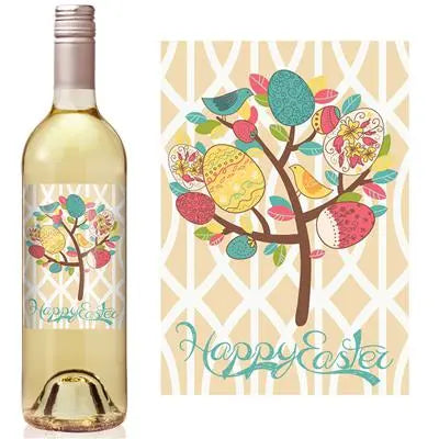 Easter Tree Wine Label