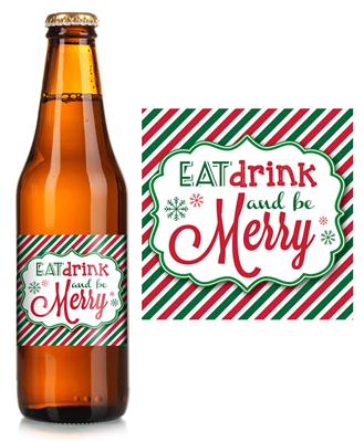 Eat Drink Be Merry Beer Label