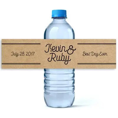 Ever After Water Bottle Labels