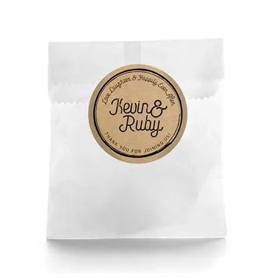 Ever After Wedding Favor Labels