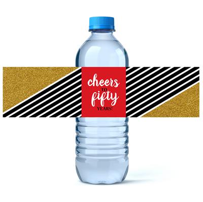 Fab Cheers Water Bottle Labels