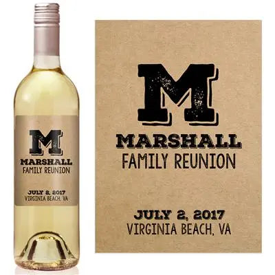 Family Craft Wine Label