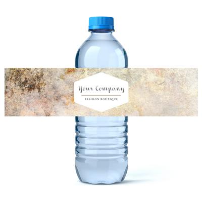 Fashion Grunge Water Bottle Labels