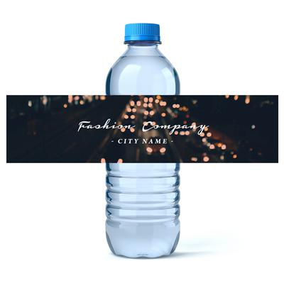 Fashion Lights Water Bottle Labels