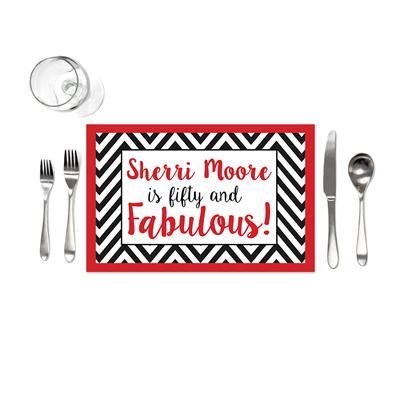 Fifty and Fabulous Placemats