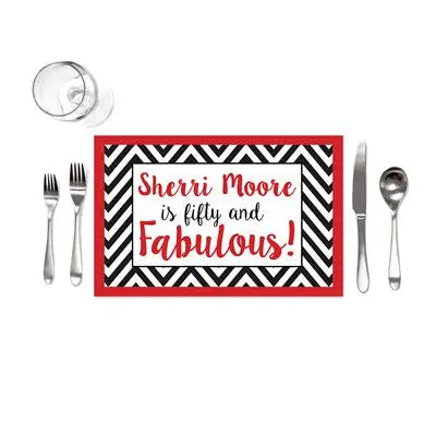 Fifty and Fabulous Placemats