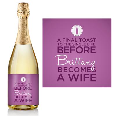 Final Toast Champagne Label