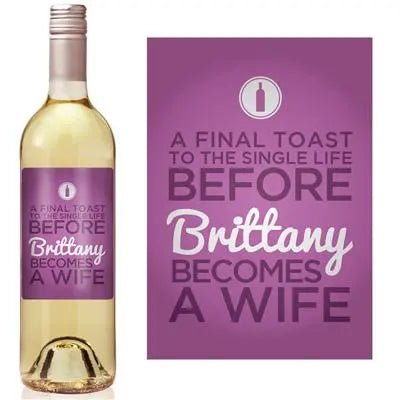 Final Toast Wine Label