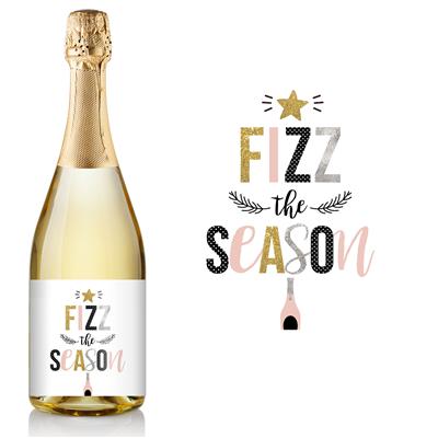 Fizz The Season Champagne Label
