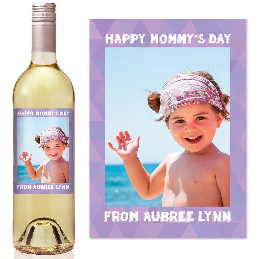 From Baby Mothers Day Wine Label
