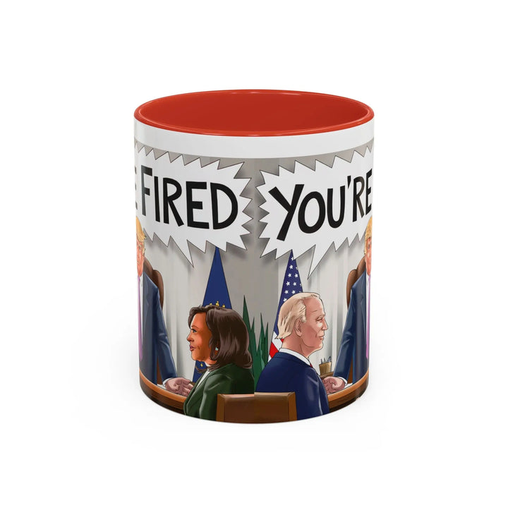 Funny Political Coffee Mug, You're Fired Trump Gift, Novelty Office Mug, Trump 2024, Political Statement Mug, Republican Gift - iCustomLabel