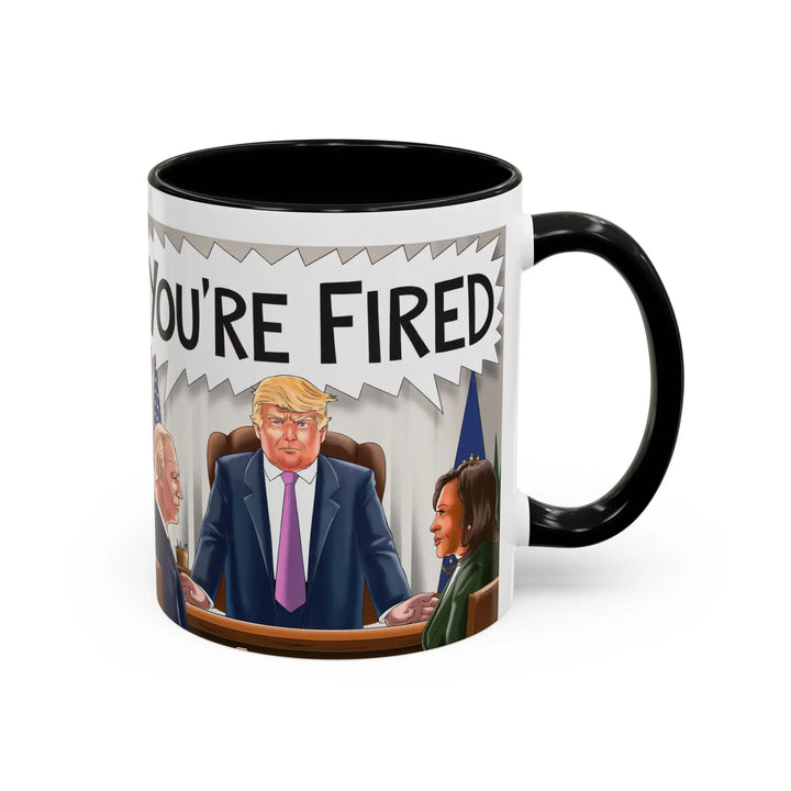 Funny Political Coffee Mug, You're Fired Trump Gift, Novelty Office Mug, Trump 2024, Political Statement Mug, Republican Gift - iCustomLabel