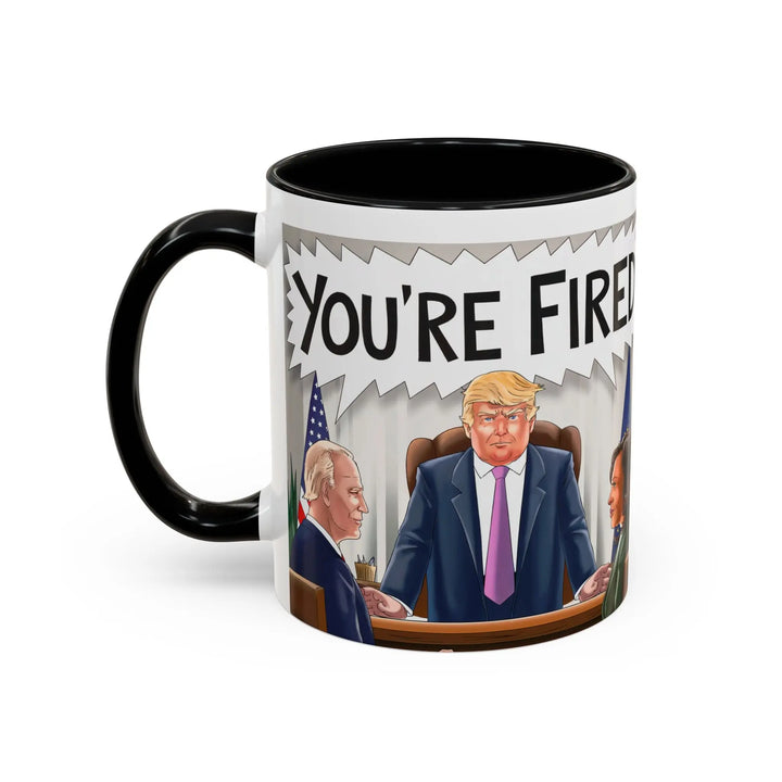 Funny Political Coffee Mug, You're Fired Trump Gift, Novelty Office Mug, Trump 2024, Political Statement Mug, Republican Gift - iCustomLabel