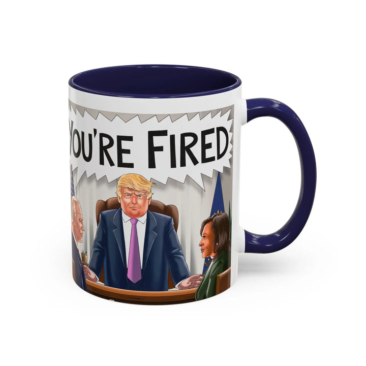 Funny Political Coffee Mug, You're Fired Trump Gift, Novelty Office Mug, Trump 2024, Political Statement Mug, Republican Gift - iCustomLabel