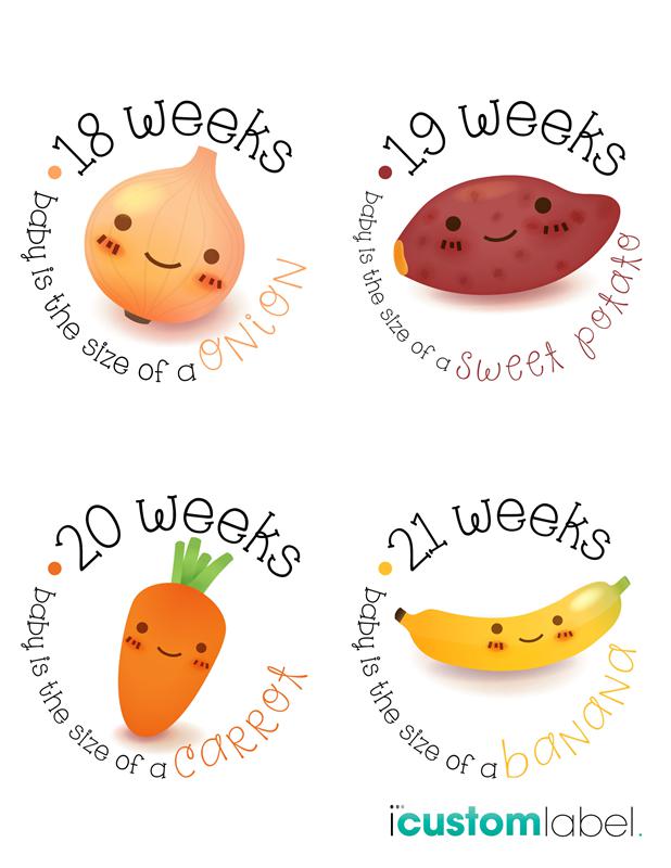 Garden Pregnancy Stickers