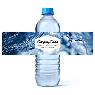 General Business Water Bottle Labels