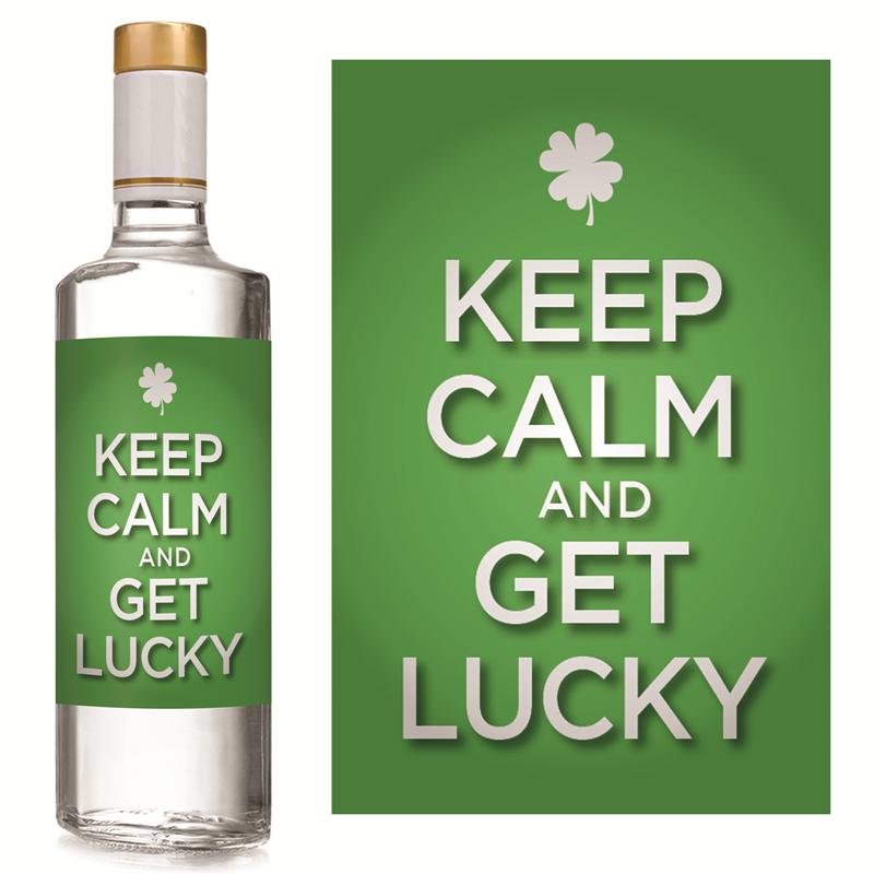 Get Lucky Liquor Label