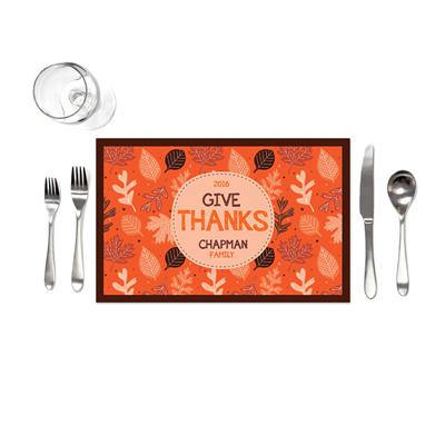 Give Thanks Placemats