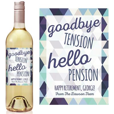 Goodbye Tension Wine Label