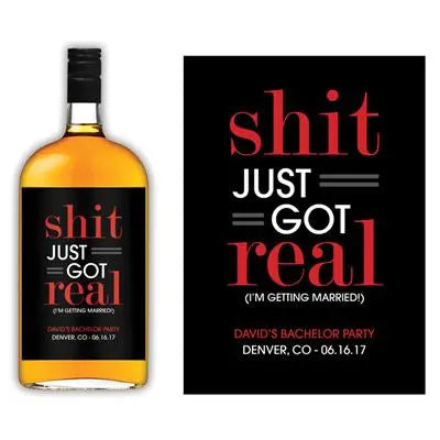 Got Real Liquor Label