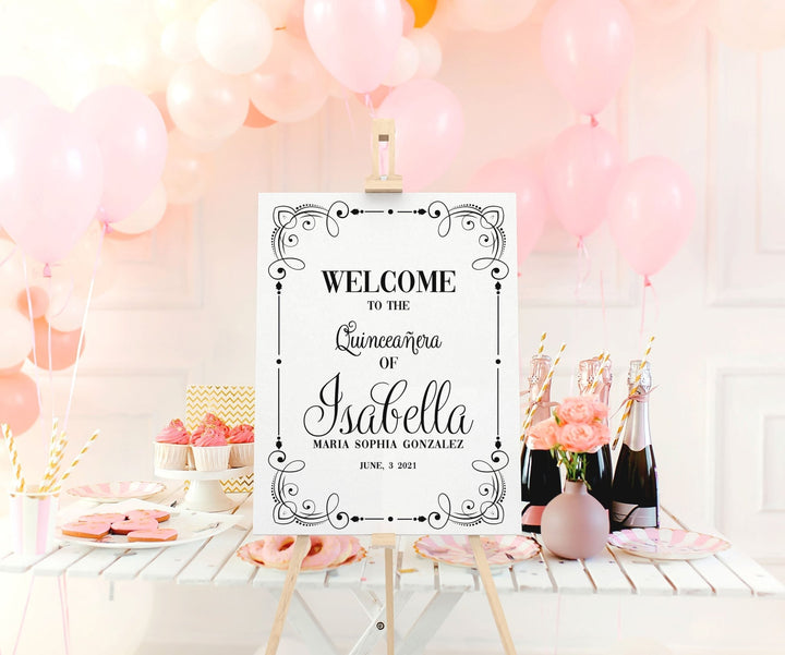 Gratitude Quinceanera Sign