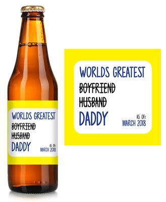 Greatest Daddy Beer Label