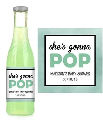 Green Pop Soda Label