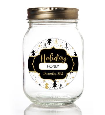Holiday Trees Canning Label