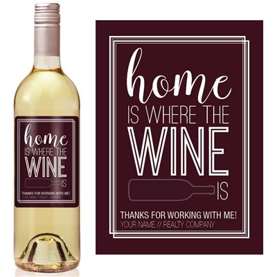 Home Broker Wine Label