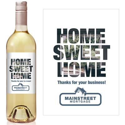 Home Photo Mortgage Broker Wine Label