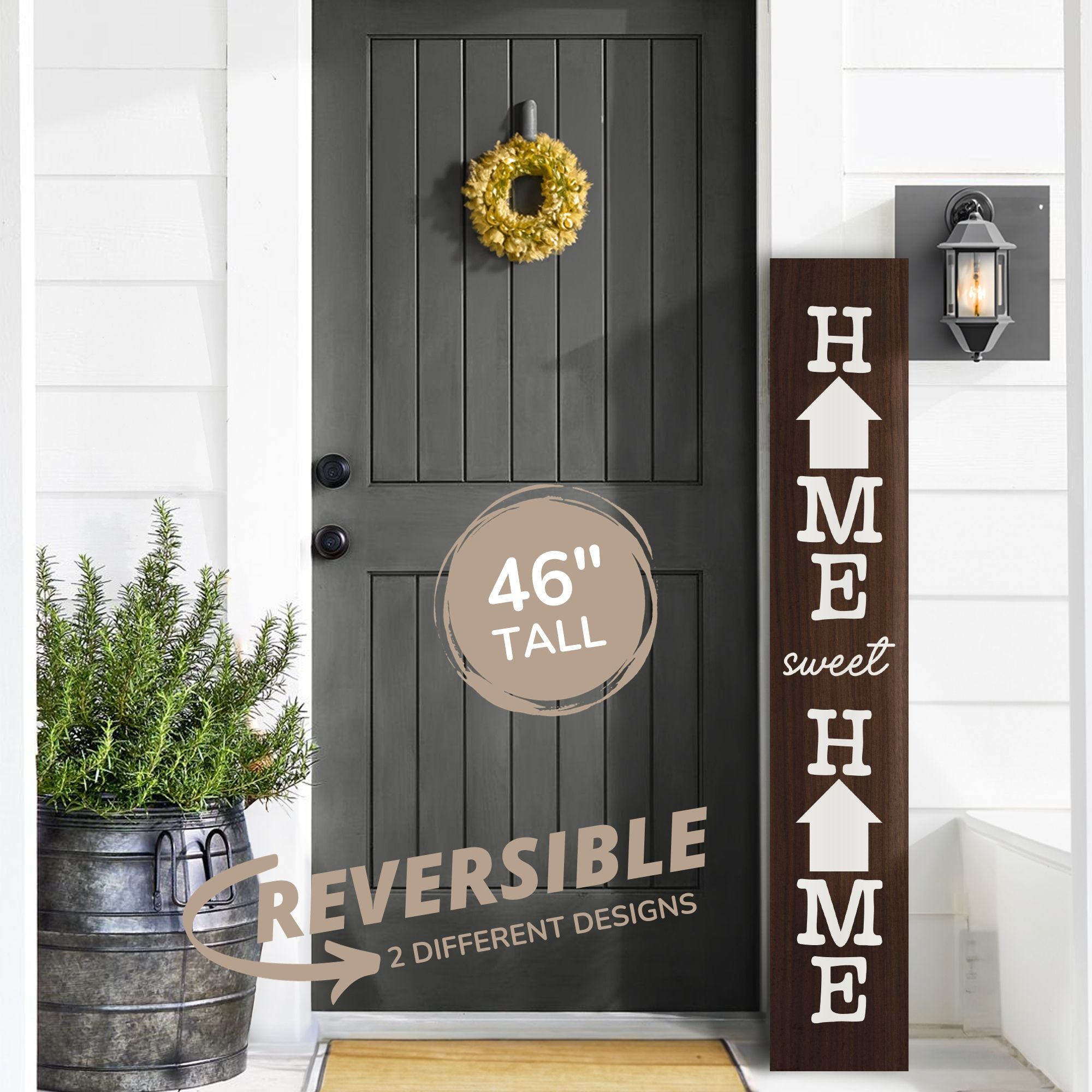 Reversible 4th of July 2024 Porch Leaner | Porch Leaner | Front Porch Leaner | Welcome Porch Leaner | Front Porch Sign | Porch Sign | Leaner Sign