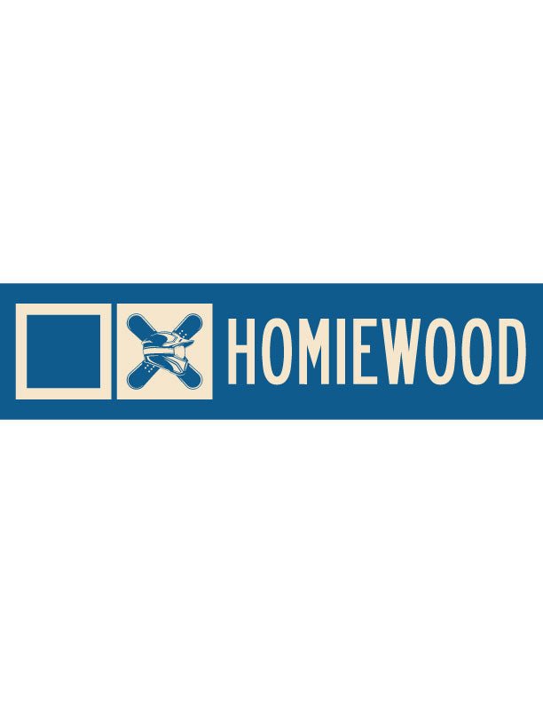 Homiewood Ski Trail Metal Sign