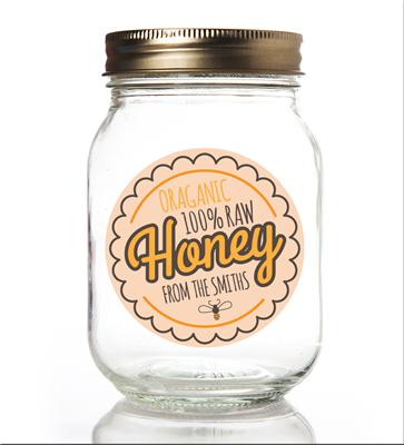 Honey Script Canning Labels