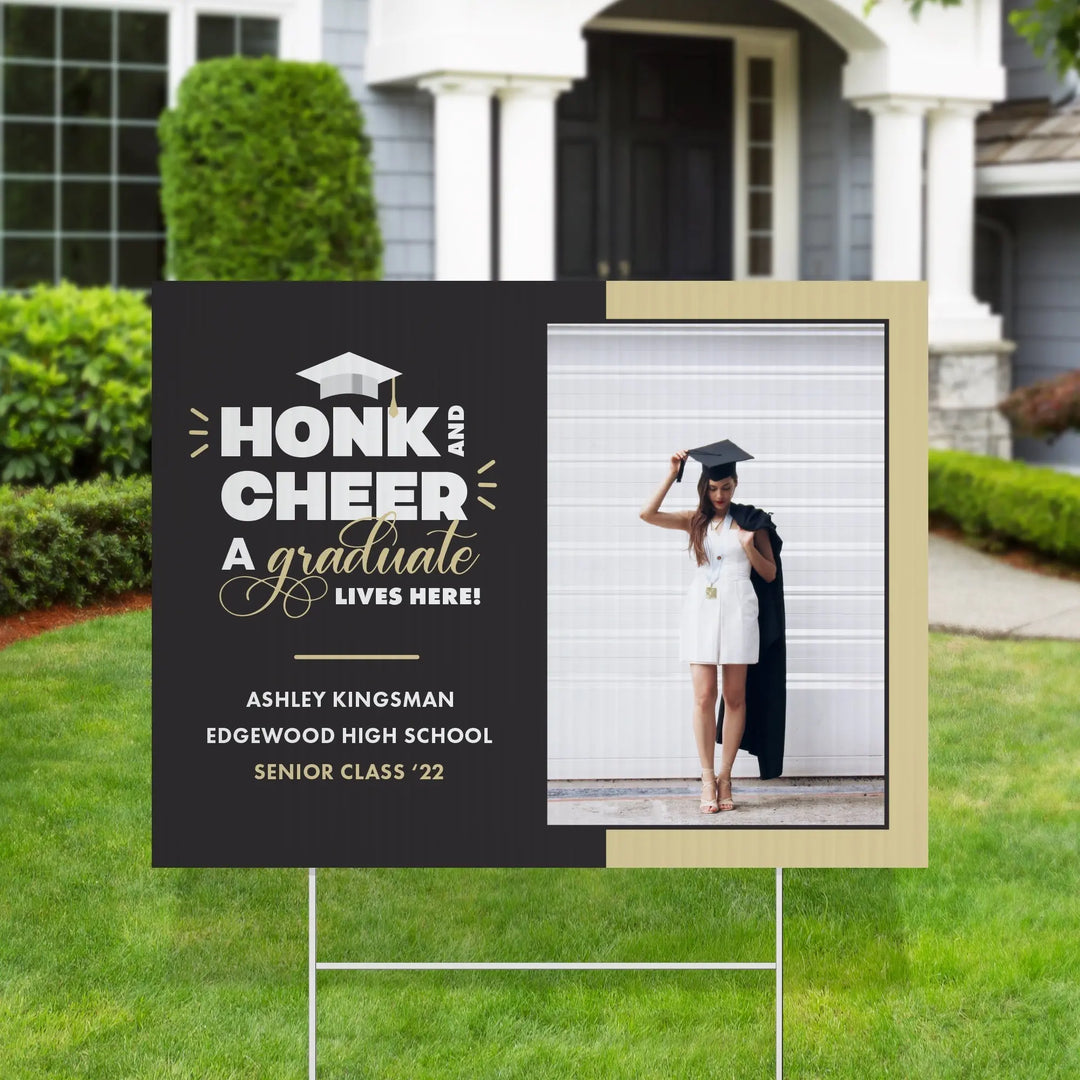 Honk And Cheer Yard Sign