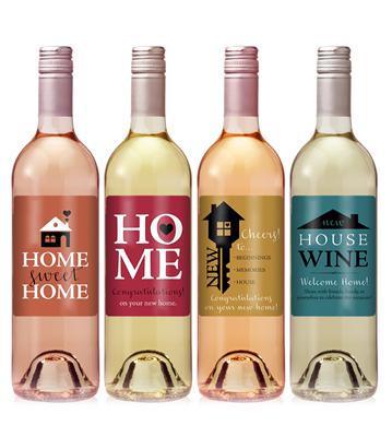 Housewarming Gift Wine Label Set
