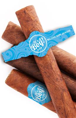 It's A Boy Cigar Bands