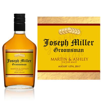 Jose Cuervo Groomsman Liquor Label