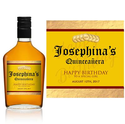 Jose Cuervo Quincenera Liquor Label