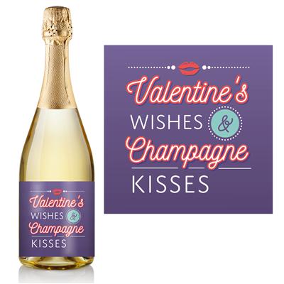 Kisses Champagne Label