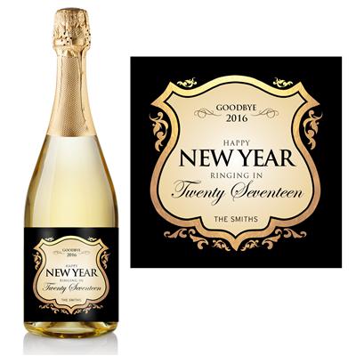 Korbel NYE Champagne Label