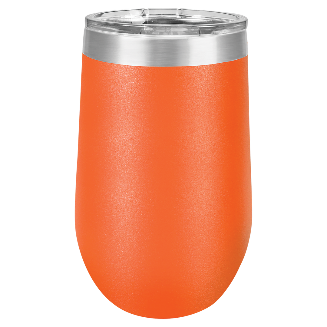 16 oz - Vacuum Insulated Stemless Wine Tumbler with Lid