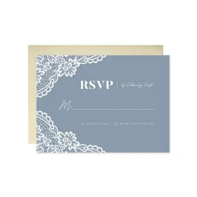 Lace Wedding RSVP