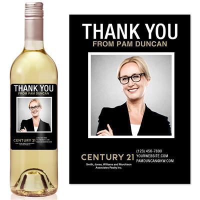 Large Photo Century 21 Wine Label