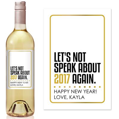 Let's Not Wine Label