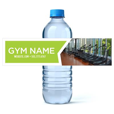 Lime Fitness Water Bottle Labels