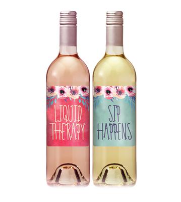 Liquid Therapy Wine Label Set