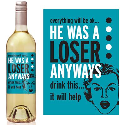 Loser Anyways Wine Label