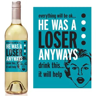 Loser Anyways Wine Label