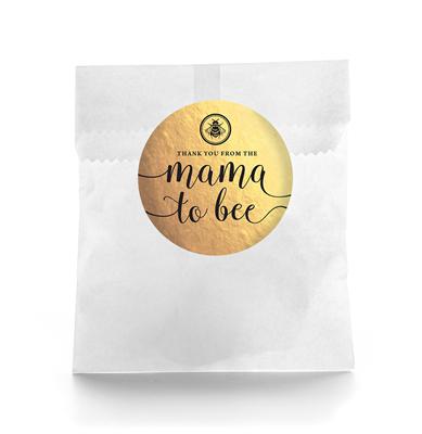 Mama To Bee Baby Shower Favor Labels